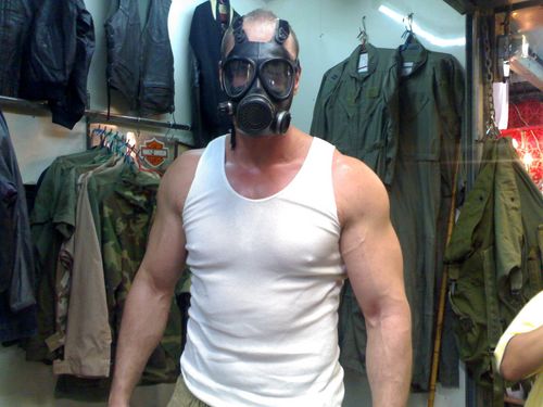 Costume Shopping - Gas Mask Conan Stevens