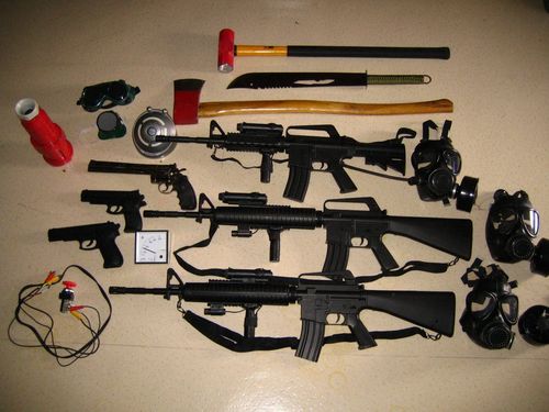Weapon Shopping In China Town Yields Large Haul